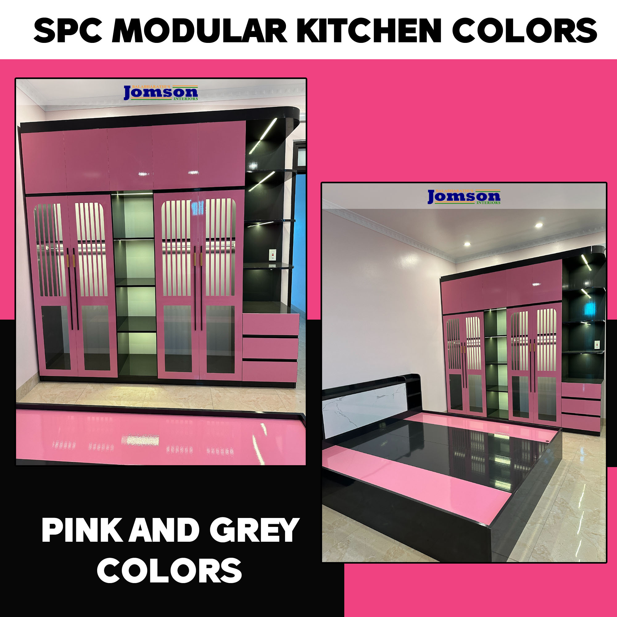 UPVC Modular Kitchen Colors